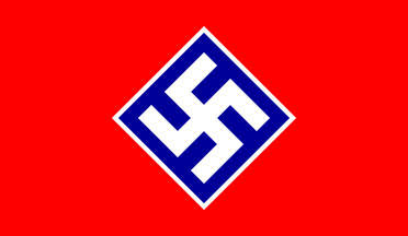 National Socialist White People's Party Bicentennial Flag (1976)